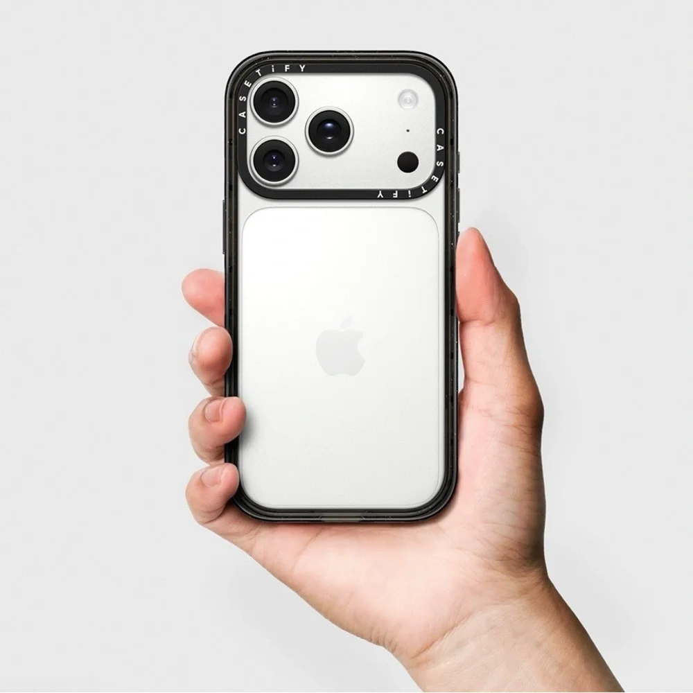 Casetify Duck and Bows Pattern Phone Case Black Trim iPhone 17 Pro Max